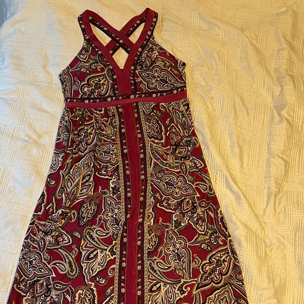 INC Maxi print dress